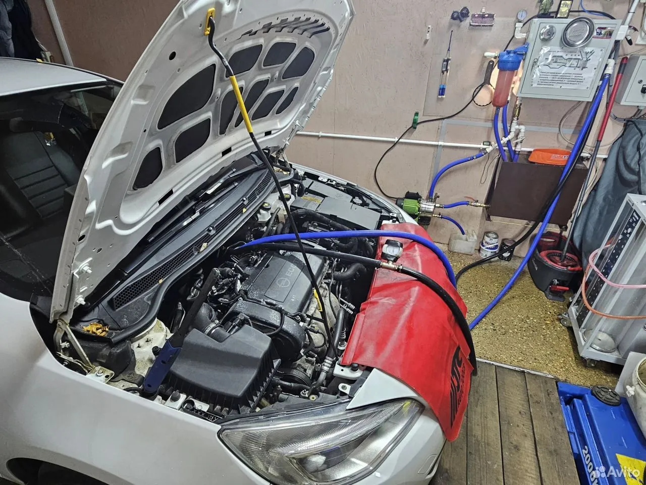 Промывка радиатора печки